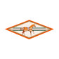 Maxine Beige Silk Diamond Scarf