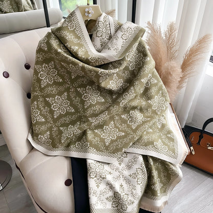 Tinuccia Pashmina Scarf Green