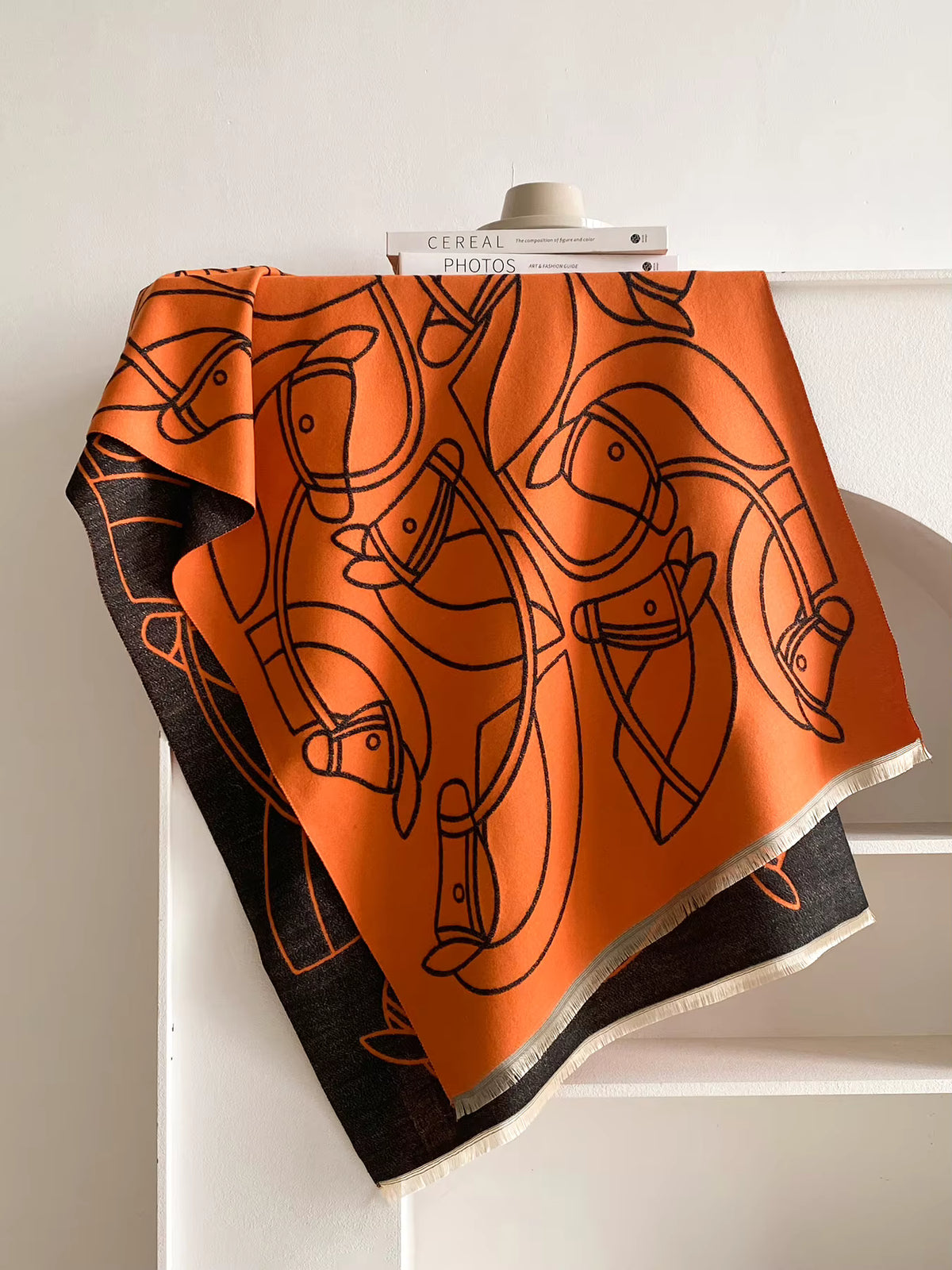 Sydney Pashmina Scarf Orange