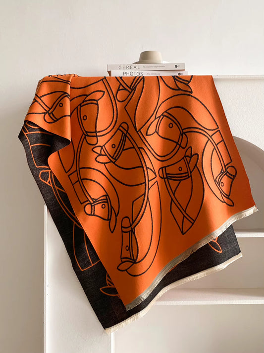 Sydney Pashmina Scarf Orange
