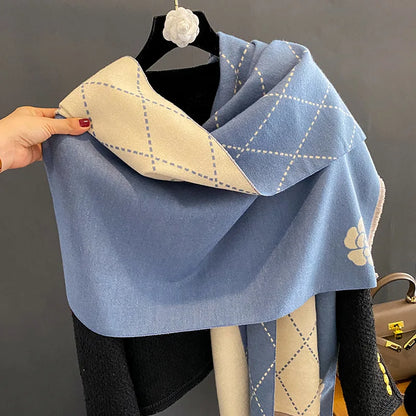 Pupa Pashmina Scarf Blue