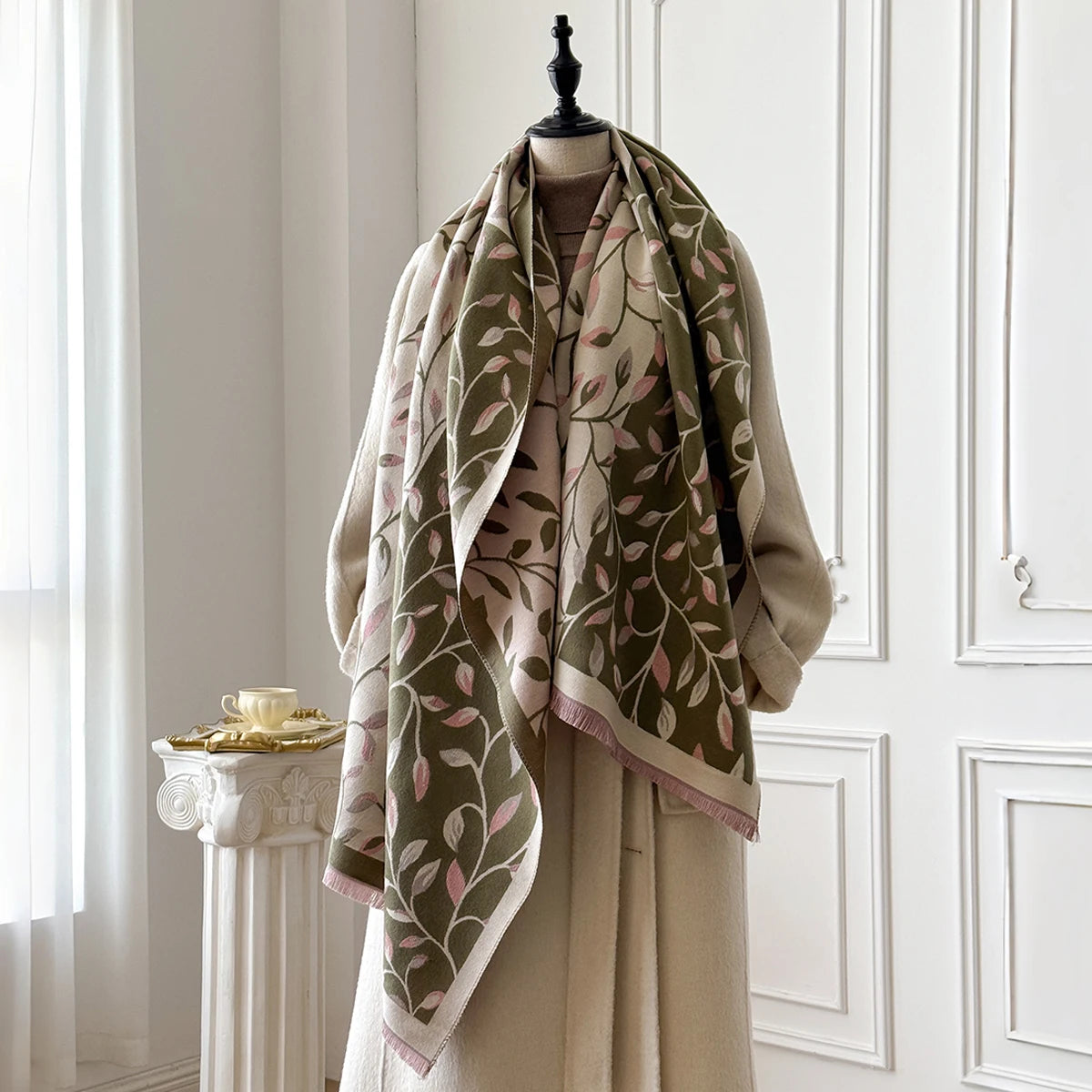 Livietta Pashmina Scarf Green