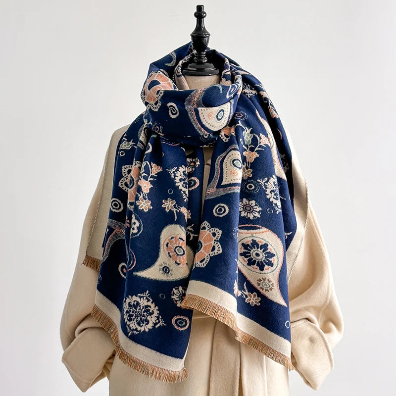 Sisinia Pashmina Scarf Blue