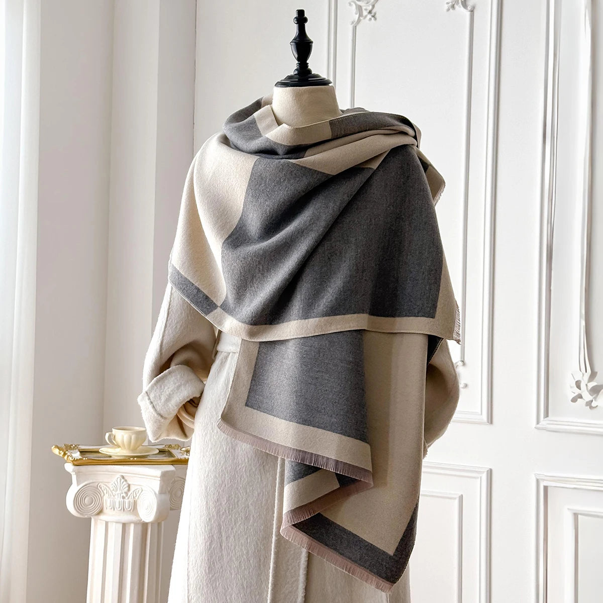 Superia Pashmina Scarf Gray