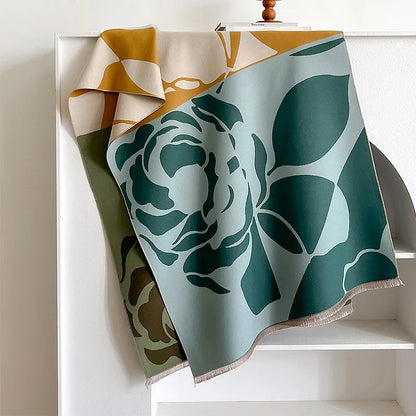 Rocchina Pashmina Scarf Green