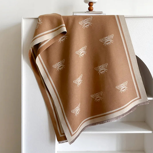 Apollonia Pashmina Scarf Khaki