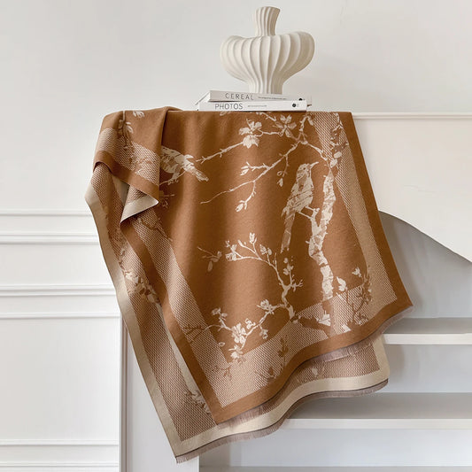 Biondina Pashmina Scarf Khaki