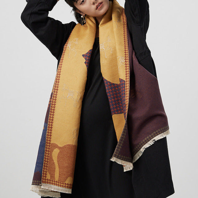 Sidonie Pashmina Scarf Yellow