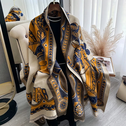 Amalie Pashmina Scarf Orange