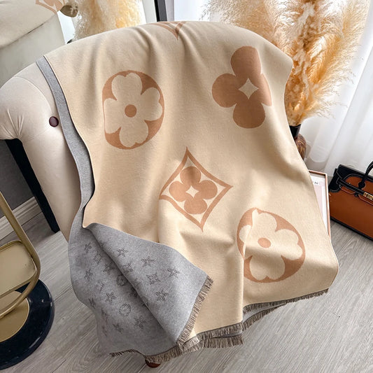 Donella Pashmina Scarf Beige