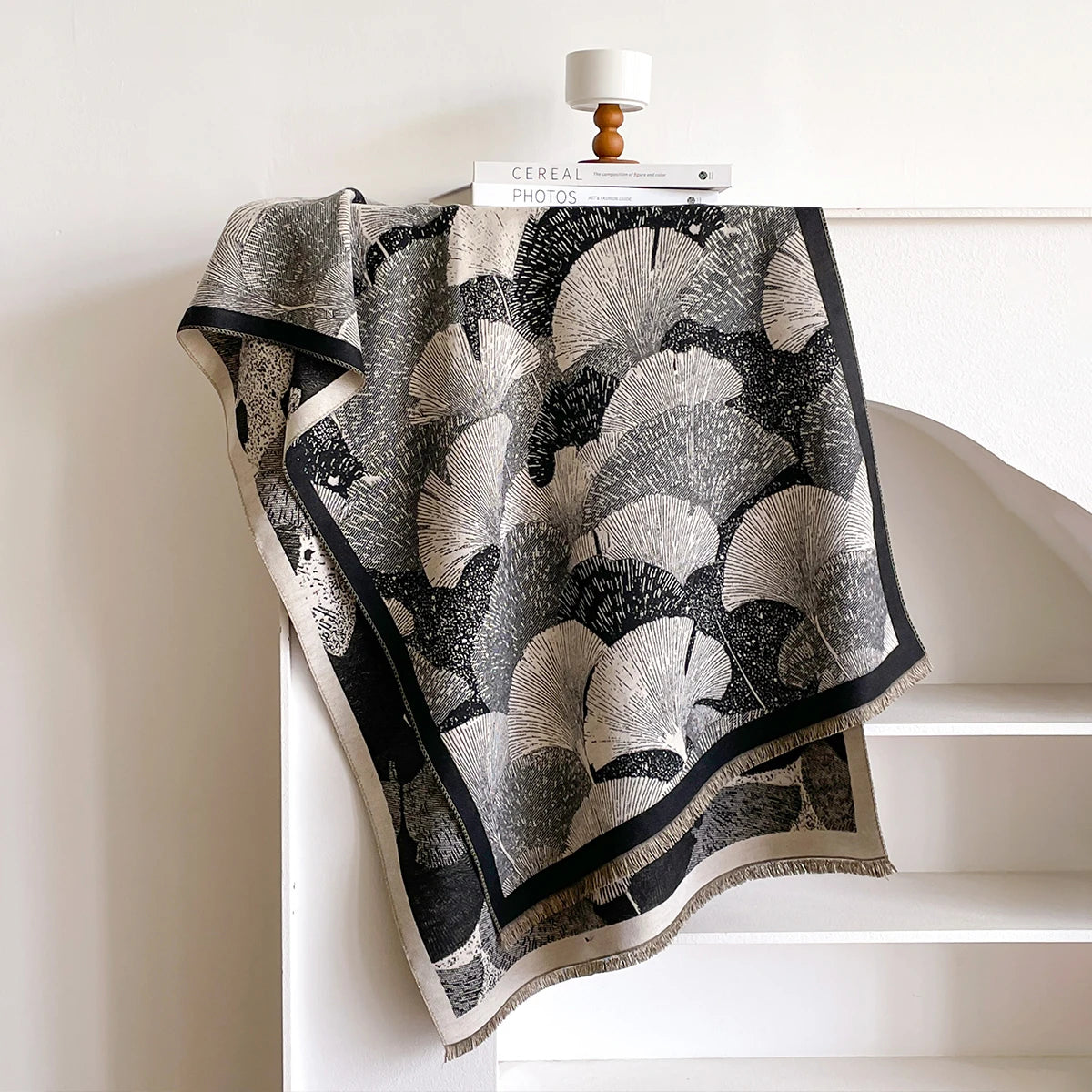 Mascia Pashmina Scarf Black