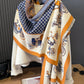 Odette Pashmina Scarf Blue