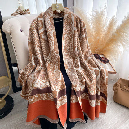 Sestilia Pashmina Scarf Orange
