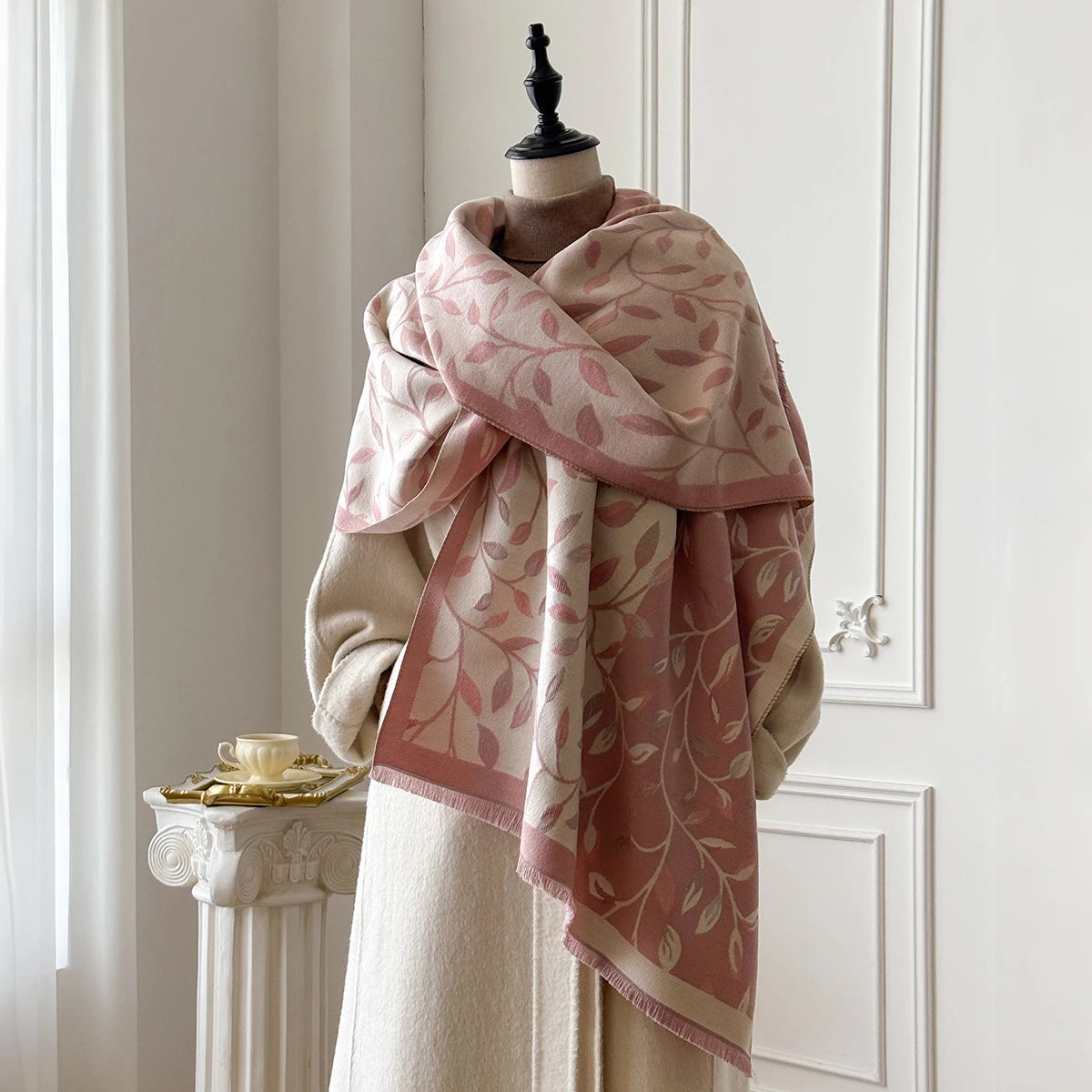 Livietta Pashmina Scarf Pink