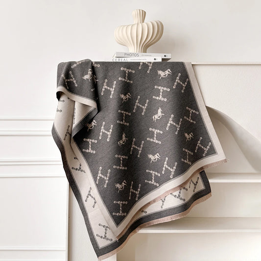 Vivienne Pashmina Scarf Gray