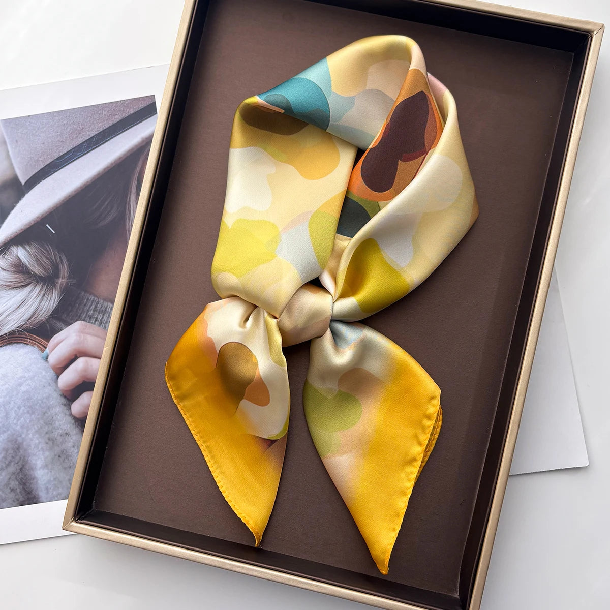 Paloma Yellow Scarf / 65cm
