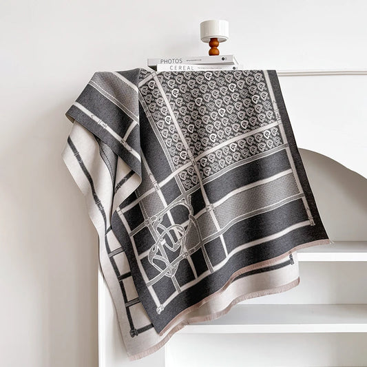 Seniga Pashmina Scarf Gray