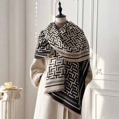 Grata Pashmina Scarf Black