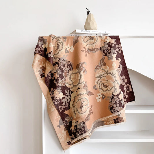 Bortola Pashmina Scarf Brown