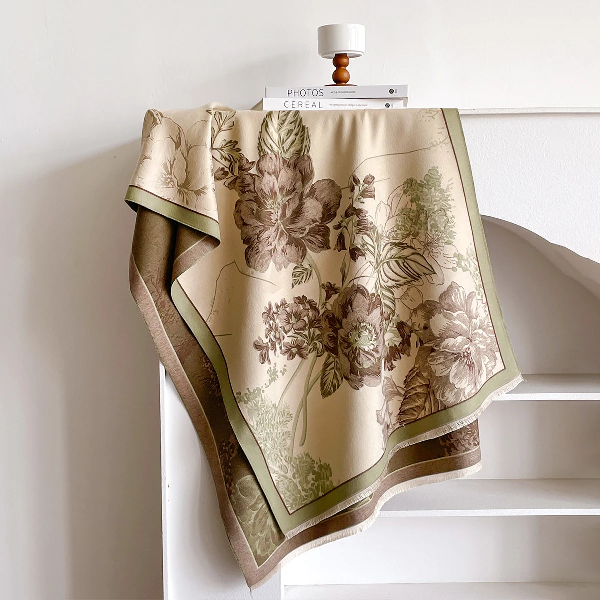 Claretta Pashmina Scarf Green