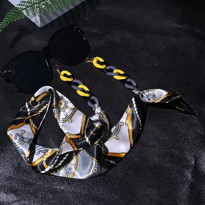 Silky Scarf Glasses Chain