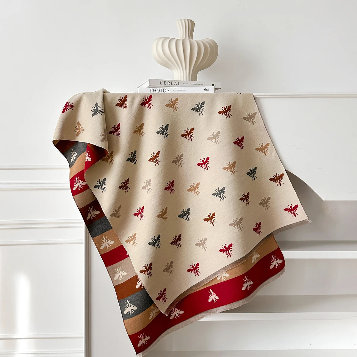 Aralda Pashmina Scarf Beige