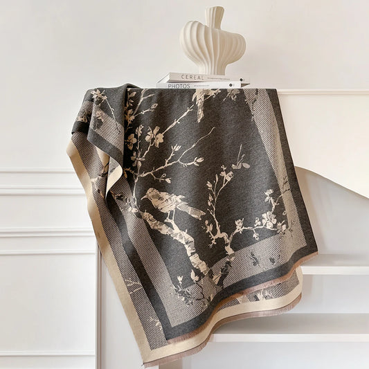Biondina Pashmina Scarf Gray