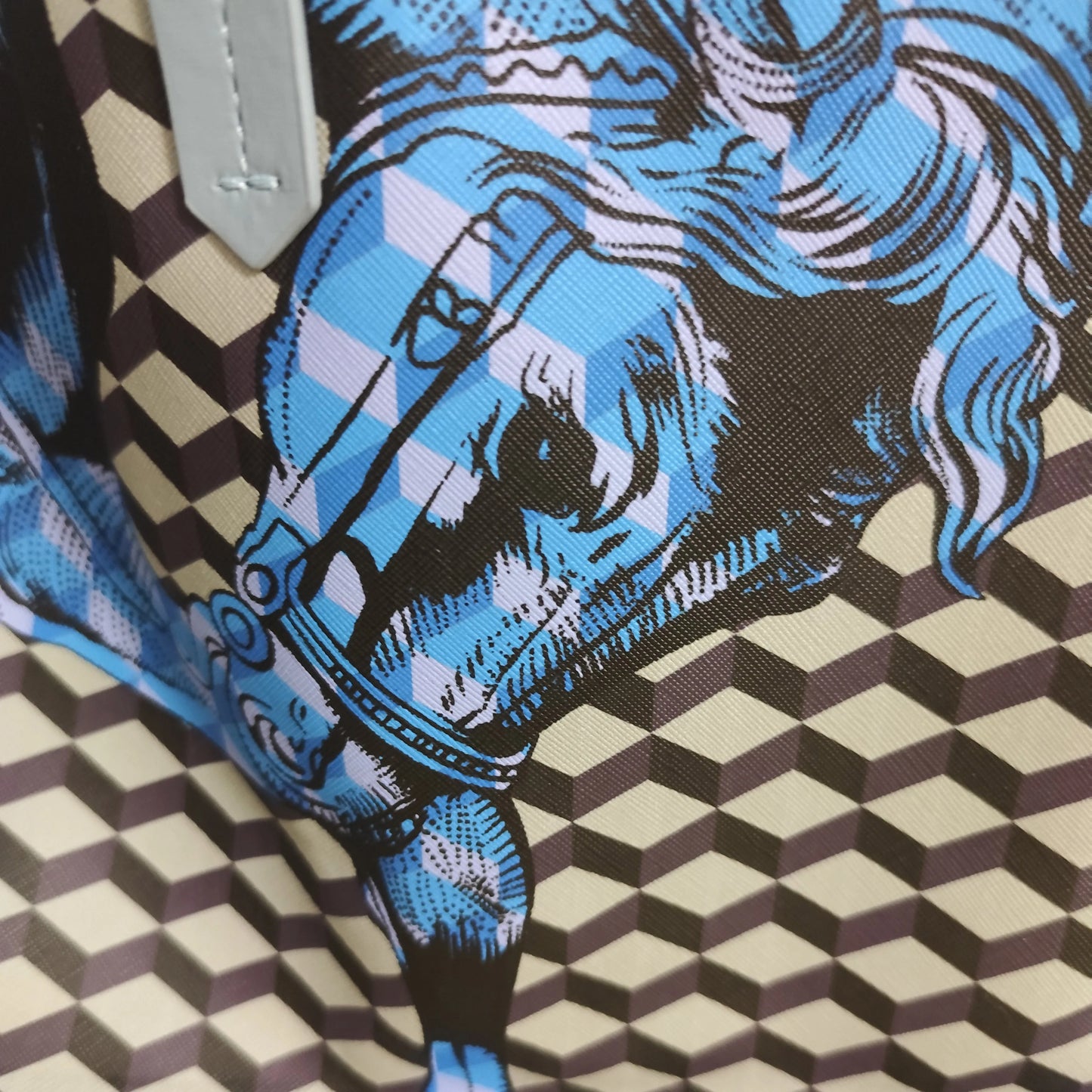 Lono Large Tote Bag with Horse Motif