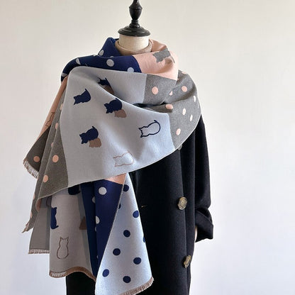 Lazara Luxury Pashminas Scarves / Cats