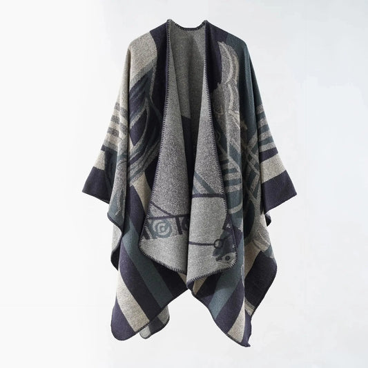 Chiara Poncho Purple