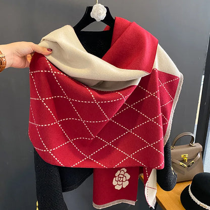 Pupa Pashmina Scarf Red