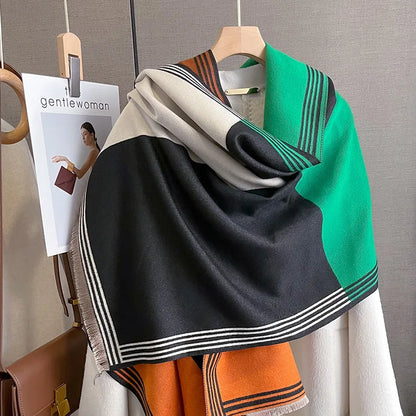 Gerbina Pashmina Scarf Green