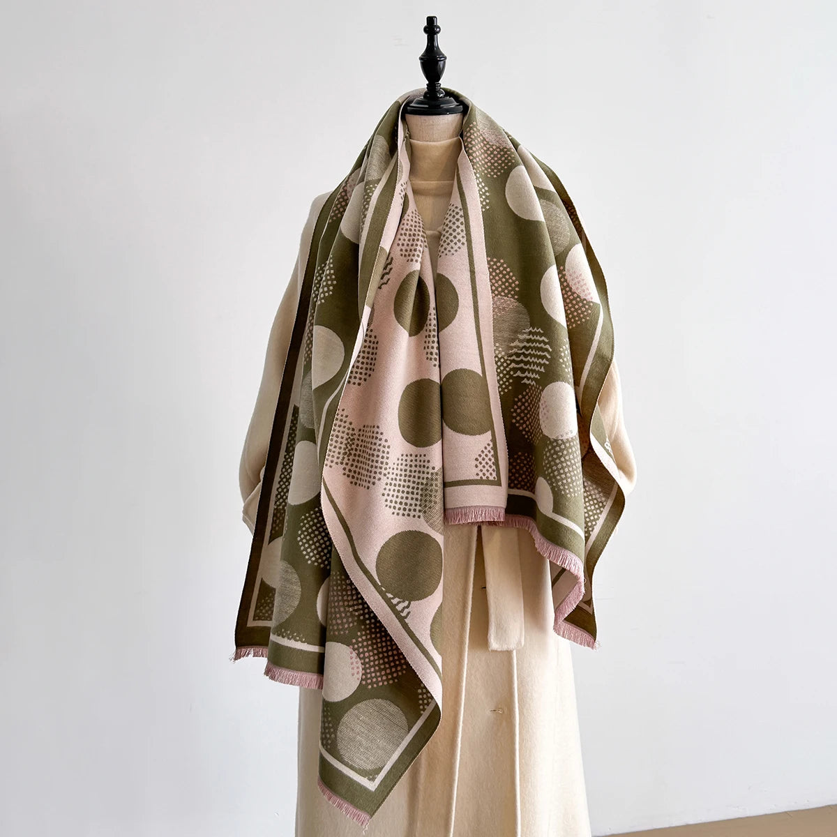 Ciretta Pashmina Scarf Green