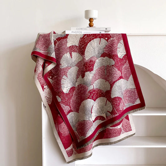 Mascia Pashmina Scarf Red