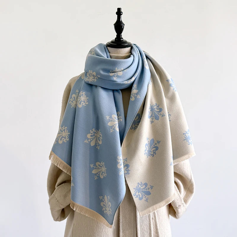 Isanna Pashmina Scarf Blue