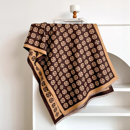 Scilla Pashmina Scarf Brown