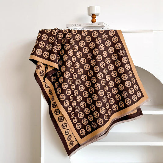 Scilla Pashmina Scarf Brown
