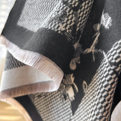 Biondina Pashmina Scarf Black