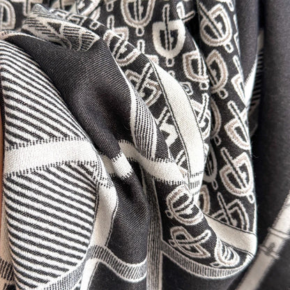 Seniga Pashmina Scarf Black