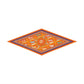 Tersa Orange Silk Diamond Scarf