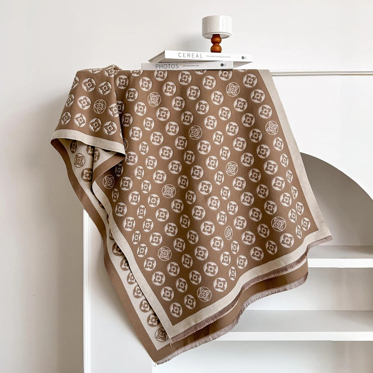 Scilla Pashmina Scarf Khaki