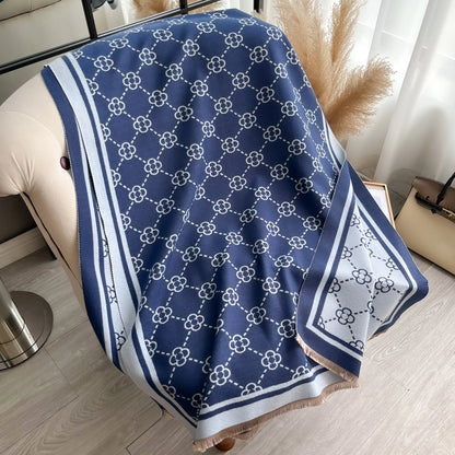 Ariella Pashmina Scarf Blue