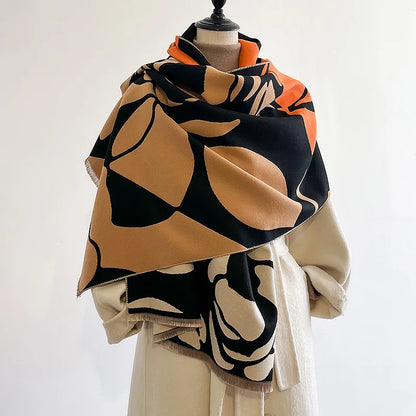 Rocchina Pashmina Scarf Orange