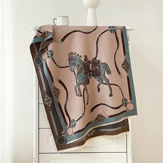 Nicia Pashmina Scarf Blue