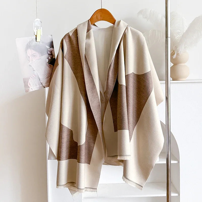 Bellagio Pashmina Scarf Khaki