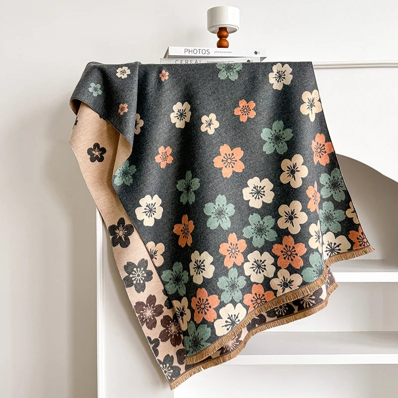 Crocetta Pashmina Scarf Gray