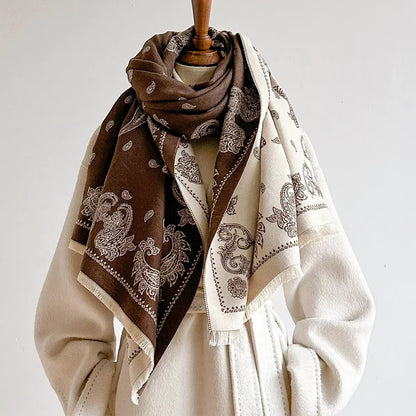 Cerise Pashmina Scarf Brown
