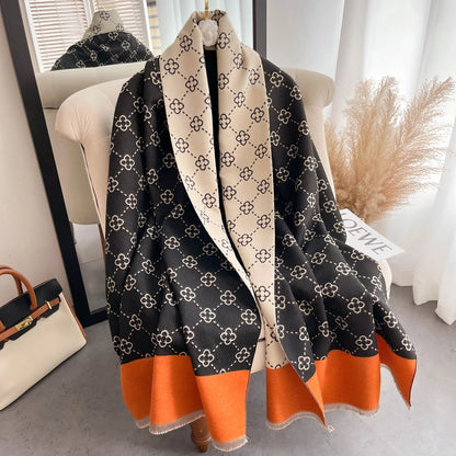 Aristea Pashmina Scarf Orange
