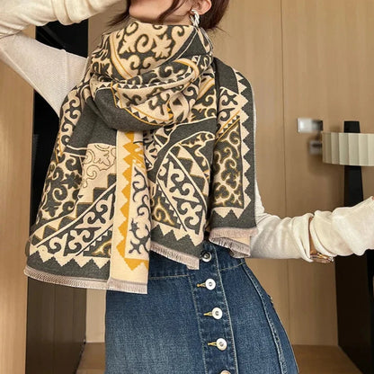 Trisola Pashmina Scarf Yellow