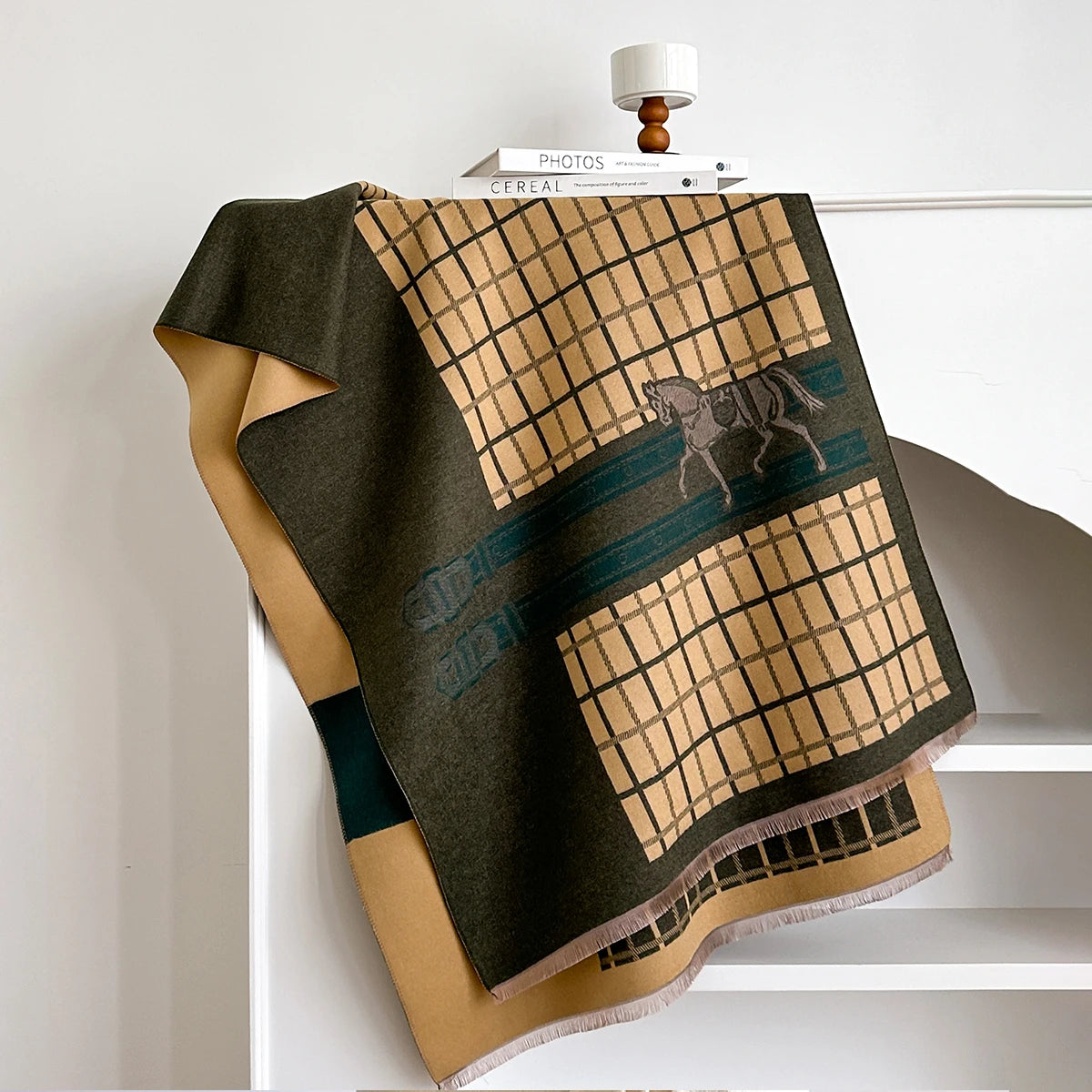 Ninette Pashmina Scarf Green